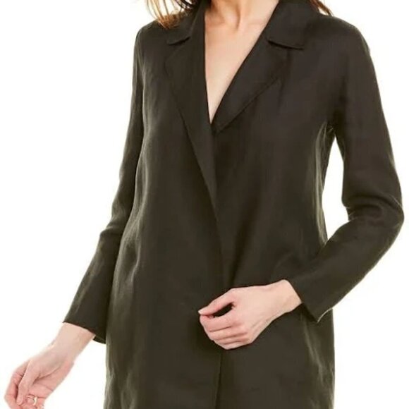 New Theory Clairene Double Face Linen Blend Jacket/Coat NWT Size Petite (00-0) - Picture 1 of 12